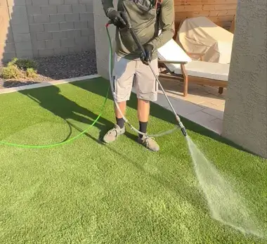 Dino Turf odor disinfectant treatment for artificial turf