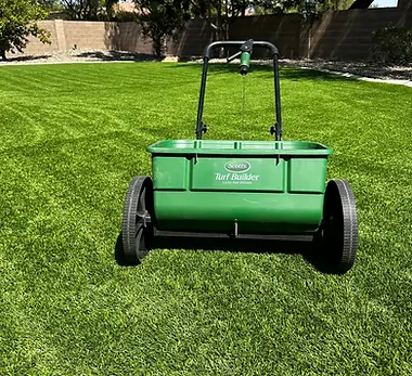 Dino Turf odor eliminating infill placement